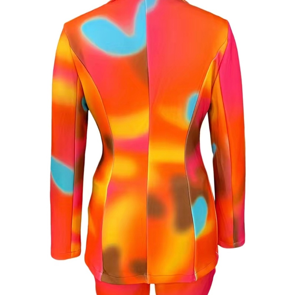 Colorful blazer with short - Picture 2 of 5